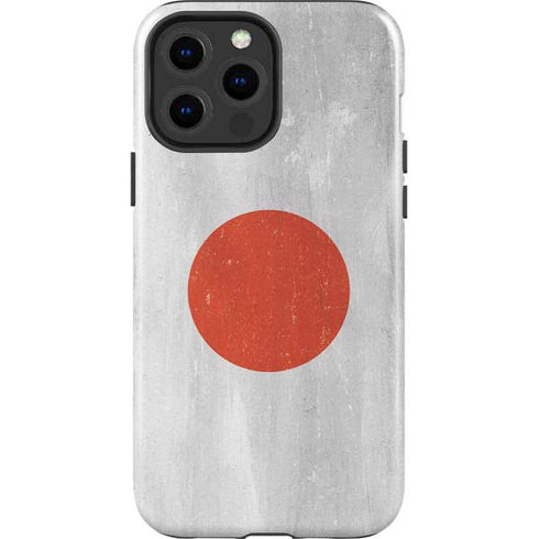 Japanese Flag Distressed iPhone 13 Pro Max Impact Case